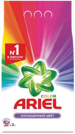 Стиральный порошок автомат ARIEL  3кг Color (1/6)