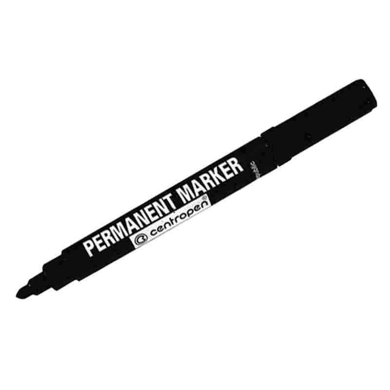 Маркер 8566 (черный) Centropen 2,5мм (5 8566 0112)(1/10/200)