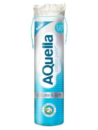 Ватные диски AQUELLA 120шт.(1/35)