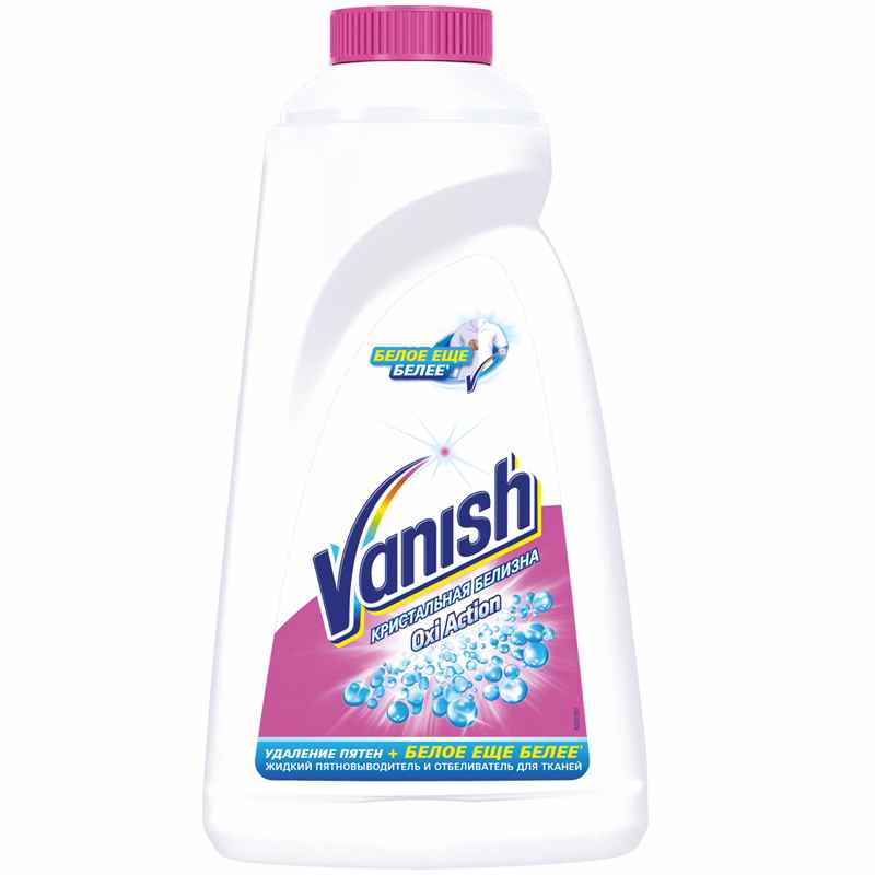 Пятновыводитель Vanish 1000мл Oxi Action Кристальная белизна  жидкий (5900627027136)(1/12)