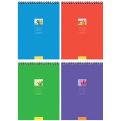 Блокнот А5 40л. на гребне OfficeSpace Моноколор Office style (Б5к40гр_16789)(1/16/96)PS