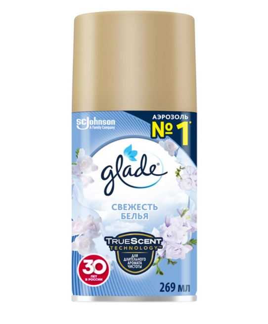 Сменный баллон Glade 269мл Automatic Свежесть белья (701782)(1/6)