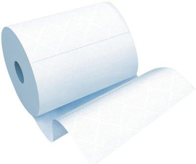 Полотенца бум OfficeClean 1сл. 280м/рул. перфорац., рулон белые (262647)(1/6)PS