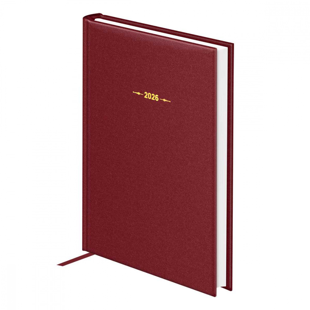 Ежедневник А5 BG Ariane Dark red 176л. 2026 балакрон, тв.переп., тёмно-красный (DdА5_09298)(1/10/20)