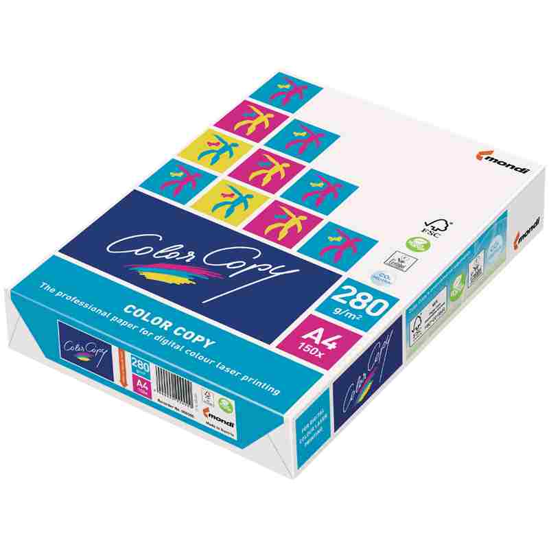 Бумага плотная Color copy А4 280г/м2 150л.161% (087844)(1/5)