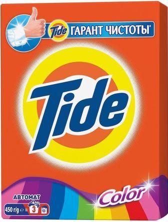 Стиральный порошок автомат TIDE  450г Color (1/22)